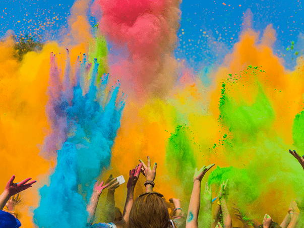 Holi festival email banner